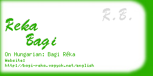 reka bagi business card